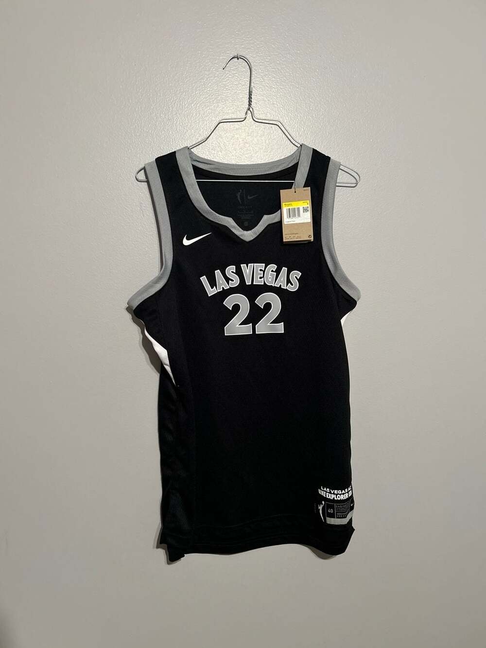 Nike Women's Las Vegas Aces A'ja Wilson #22 WNBA Explorer Edition Jersey. I have